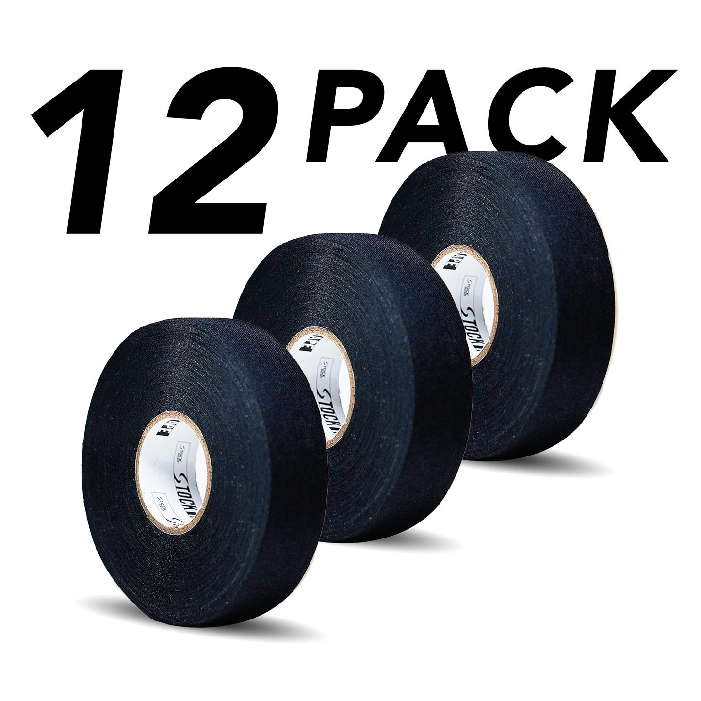 Black Stock Hockey Tape Bundle