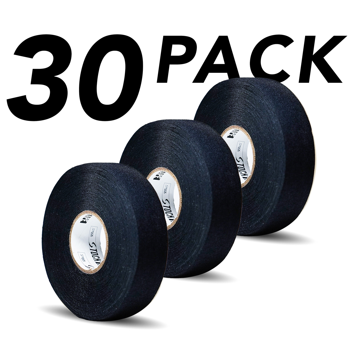 Black Stock Hockey Tape Bundle