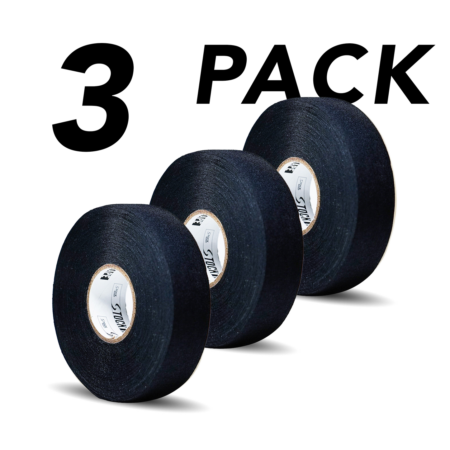 Black Stock Hockey Tape Bundle