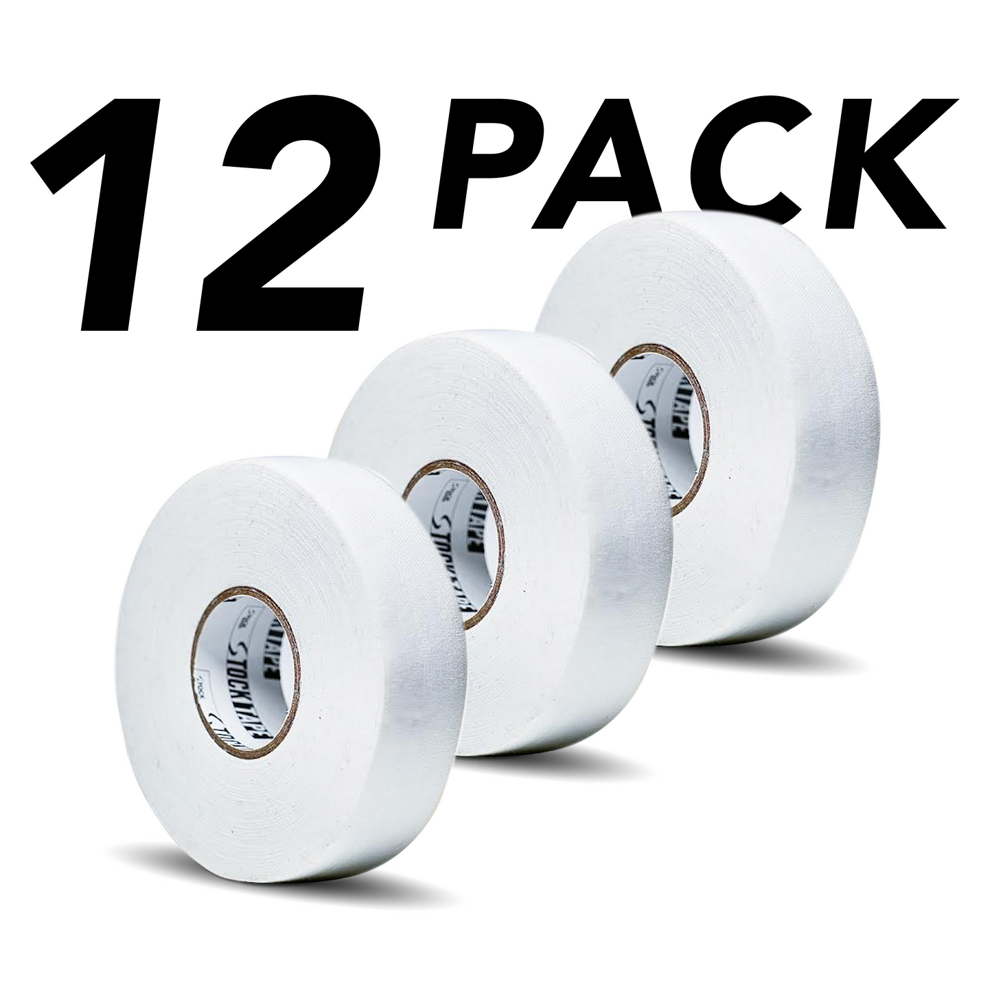 White Stock Hockey Tape Bundle