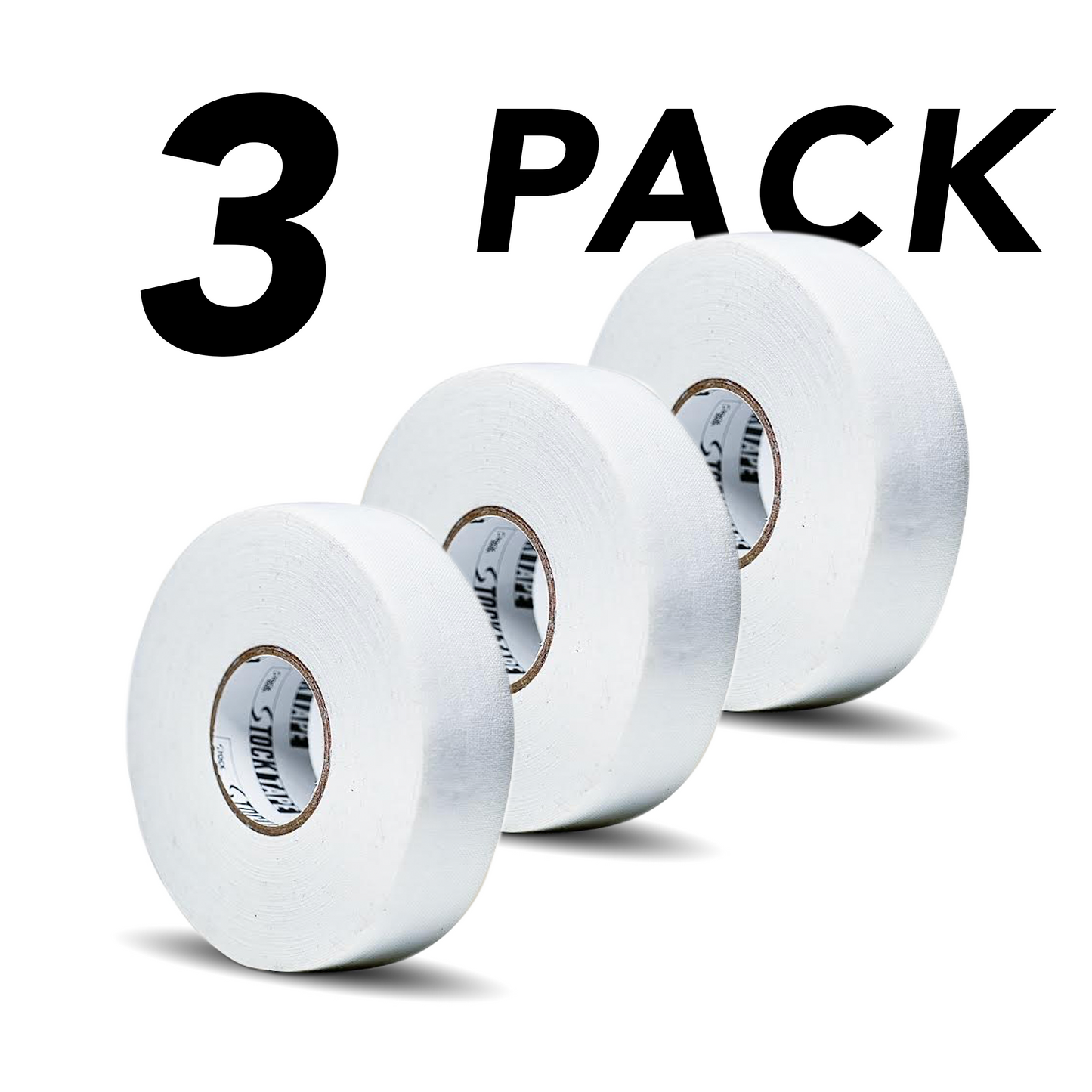 White Stock Hockey Tape Bundle